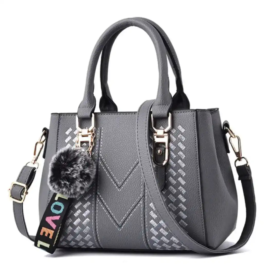 Elegant Everyday Handbag for Women - Grey